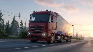 Truck Simulator Ultimate 🚛🥤 Sparkling Water Port Delivery EPINAY&rarr;ARCACHON ⚓☕ iOS Android Gameplay