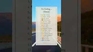Emoji to show your feeling #belajarbahasainggris #english #bahasainggris #learnenglish #emoji #feel
