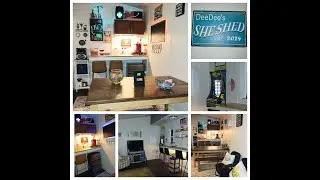 Finished Inside look! 12x20 She Shed We Built with no plans