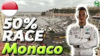 F1 2017 Mod | Monaco GP | 50% Race | with Lewis Hamilton