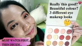 Yes, Please! Eye-shadow Palette First Impression, Swatches & 3 Eye Makeup Looks