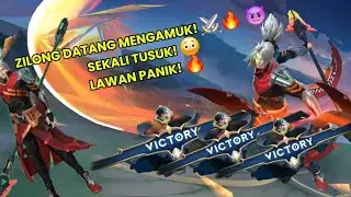 Sekali Masuk, Zilong Bikin Lawan Panik 😳⚔️