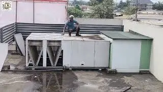 LG inverter package type ac fully Service||LG Air Conditioner Service and Reaper#airconditioner