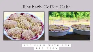 Rhubarb Coffee Cake