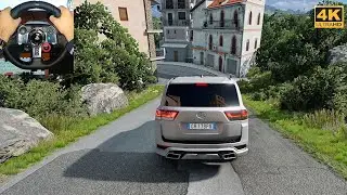 Toyota Land Cruiser Drive in BeamNG 4K | Logitech G29
