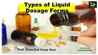 Types of liquid dosage forms