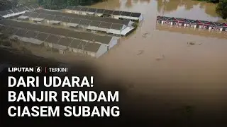 Visual Drone Banjir Parah di Ciasem Subang, Ribuan Warga Mengungsi | Liputan 6