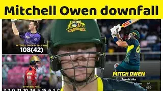 Mitchell Owen downfall for started after glorious start || Australian cricket team || cricket