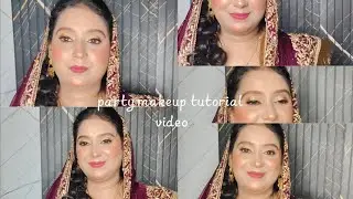 Step by step party makeup tutorial look #stepbystep#newlook #newiddea #contouring #reneecosmetics 