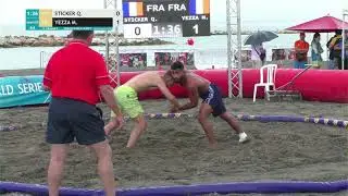 Round 2 Men's BW - 70 kg: Q. STICKER (FRA) v. M. YEZZA (FRA)