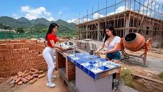 TIMELAPSE -- Complete Kitchen Built in 40 Days Everyone Caught Off Guard |  from Start to Finish