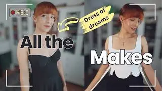 ✂️ Mademoiselle Dress hack and more ✂️ - Everything I finished sewing Recently! - Sewing recap