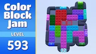 Color Block Jam, уровень 593 | Все головоломки решены! 🎯