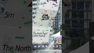 @tobysegar против Билли Ридала на соревнованиях NorthFace по одиночному скалолазанию на глубоково...
