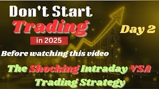 The Shocking Intraday VSA Trading strategy । Learn the secret of volume trading. । Day 2