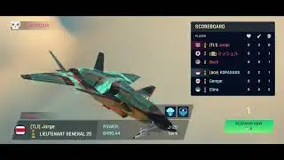 Sky Warriors Gameplay F-22 V-S J-20 playing 120fps @skywarriors8512 #skywarriors 