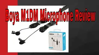 Boya M1DM Dual Lavalier Universal Microphone[Boya Mic Review]