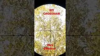 DIY CROSSHAIR accurate and very effective