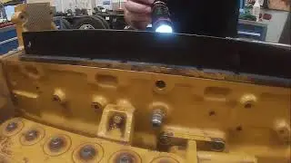 Checking a engine block or spacer plate for warpage cat engine