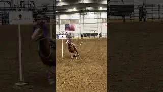 Friday night pole run flop #woops #garwoodarena #rodeostyle
