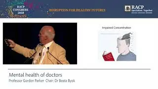 Tuesday, 15 May 2018, Professor Gordon Parker