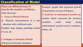 1.1 _ Definition of OR _ Classification of Models _ Operations Reseach