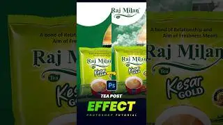 How to Create Tea Post Design in Photoshop | Adobe Photoshop Hindi Tutorial #adobesoftware