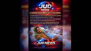 A woman gave birth to 11 children.#america #amazing #american #california #newyark #england