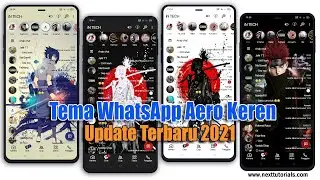 BAGI BAGI TEMA WHATSAPP AERO TAMPILAN ANIME KEREN 2021