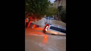Severe flooding caused by heavy rain in Zaragoza, Aragon region, Spain 🇪🇸 (28.09.2025)
