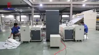 AUTOMATIC EIDERDOWN STOWING MACHINE