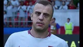 FIFA 18 World Cup Russia 2018. Gameplay Polska vs. Kolumbia - Polski komentarz