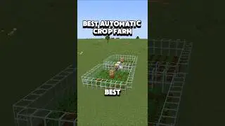 Best Automatic Crop Farm In Minecraft! #minecraft #survival #minecraftfarm