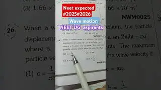 Try this one #physics #wave motion #neet aspirants #easy#concept#neet expected #2025#2026