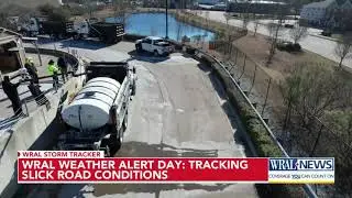 WRAL Weather Alert Day: Tracking slick road conditions