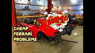 NEVER BUY A CHEAP FERRARI **BIG MISTAKE**| Ferrari 348 DIY MAJOR Service Part 9