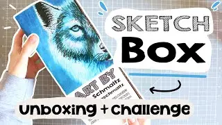 СКЕТЧБОКС Mystery Art РАСПАКОВКА + Челлендж // Что внутри!??