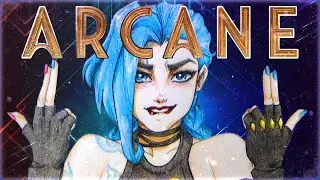 Arcane Jinx ART (League of Legends Speed Art) Netflix Skin