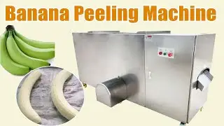 Green Banana Peeling Machine | Perfect for Banana Chips Production Line 🍌⚙️#banana #peelingmachine