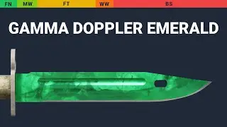Bayonet Gamma Doppler Emerald - Skin Float And Wear Preview