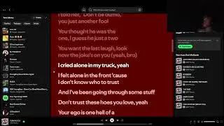 reacting to a few songs off of Dont Be Dumb by Asap Rocky