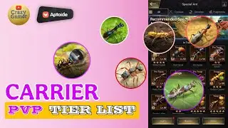 CARRIER Ants Updated Latest PVP Tier List including All Ants Till now | The Ants Underground king