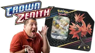 GIVEAWAY! Crown Zenith Tin Galarian Zapdos