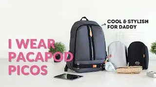 PACAPOD PICOS | Cool & Stylish Diaper Bag For Dad | Tas Perlengkapan Bayi