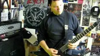 Peavey XXX with Engl Box Morphosys Guitarist Riffing Demo on a Jackson WRMG