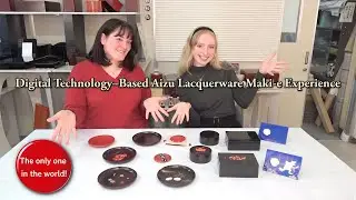 Технология создания лакированных изделий в стиле маки-э в Айдзу с использованием цифровых технологий