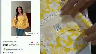 Short Kurti Unboxing & Honest Review ₹155