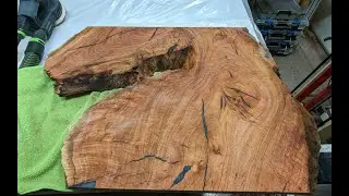 Epoxy Live Edge Coffee Table Chess Board, Wall Art Sofa Table How to Series - Part 5