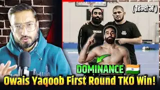 DOMINANCE 🇮🇳 Owais Yaqoob with a first round TKO win at BRAVE CF 103 in Uzbekistan!