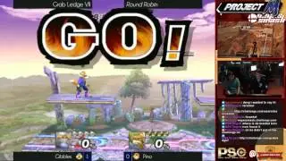 Grab Ledge VII: Gibbles(Sheik) vs Pino(Fox,Lucas)